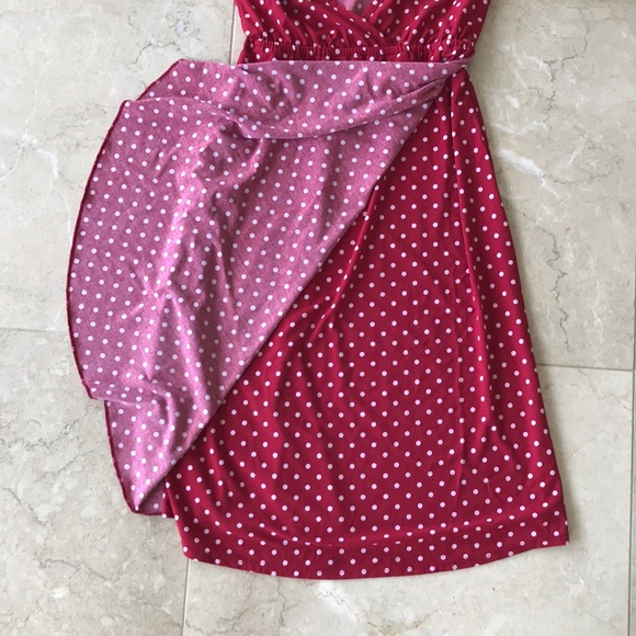 Red/White Polka Dot Dress - Picture 4 of 5